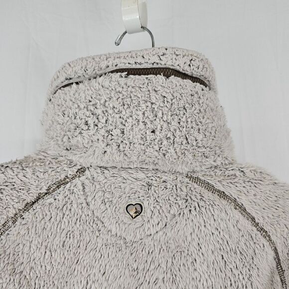 Kuhl Flight Jacket Size Small Oat Stone High Pile Fleece Zip Up Womens - Picture 13 of 13